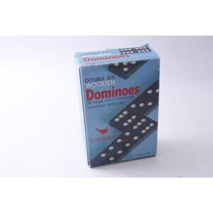 Dominoes, Wooden, Double Six, Cardinal, Solid, Hardwood, Engraved, Board Game